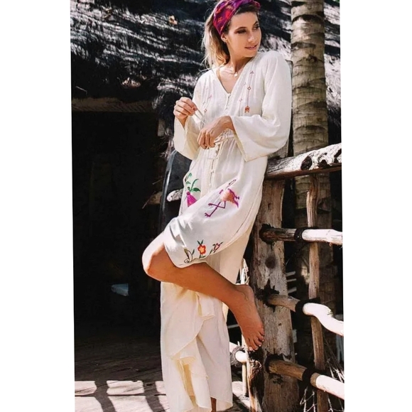 💢 Embroidered Beach Cover Up - Picture 8 of 8